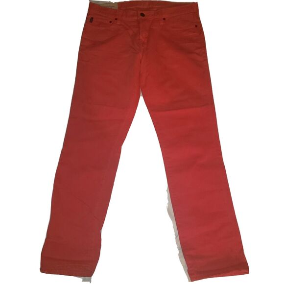 A&F Abercrombie & Fitch Men's 34 x 32 The Skinny Jeans Washed out Red Button Fly - Picture 1 of 4